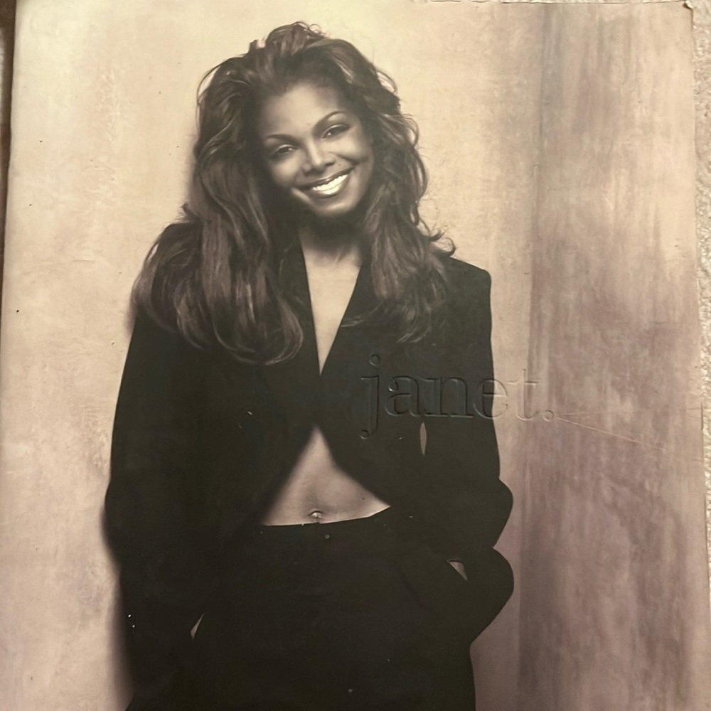 Janet Jackson 1993 World Tour memorabilia booklet vintage merch concert poster